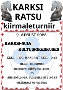 Karksi Ratsu kiirmaleturniir